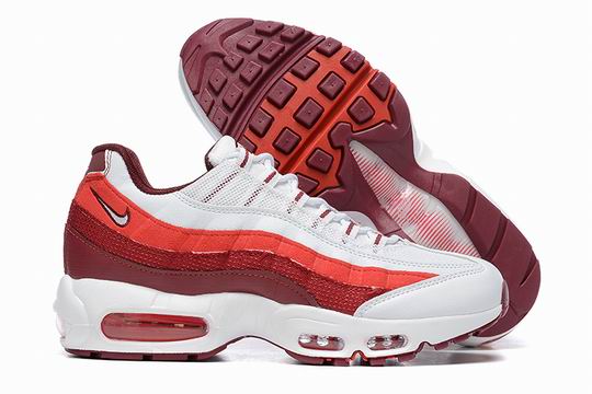 Cheap Nike Air Max 95 Red White Men's Shoes From China-149 - Click Image to Close